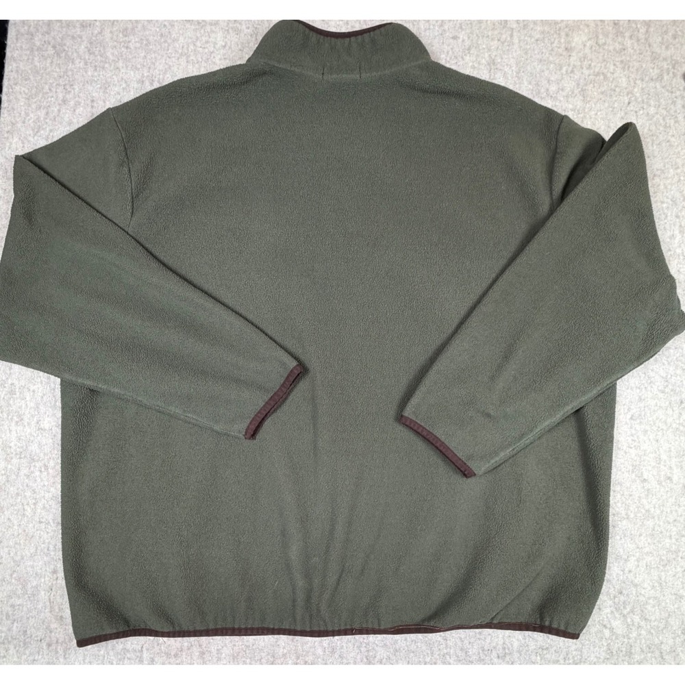 Polo Ralph Lauren Fleece Pullover Mens 3XB Green Polo Bear Quarter Snap Mock - Picture 7 of 11